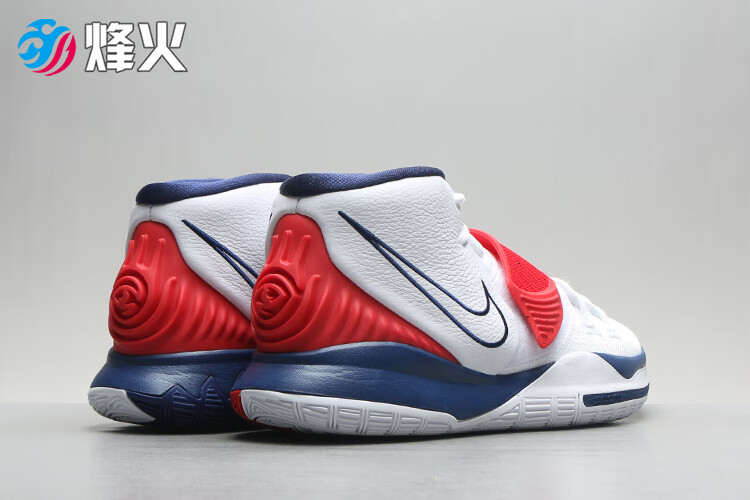 烽火体育 nike kyrie 6 欧文6 耐克 黑蓝红 镭射男子实战篮球鞋 bq