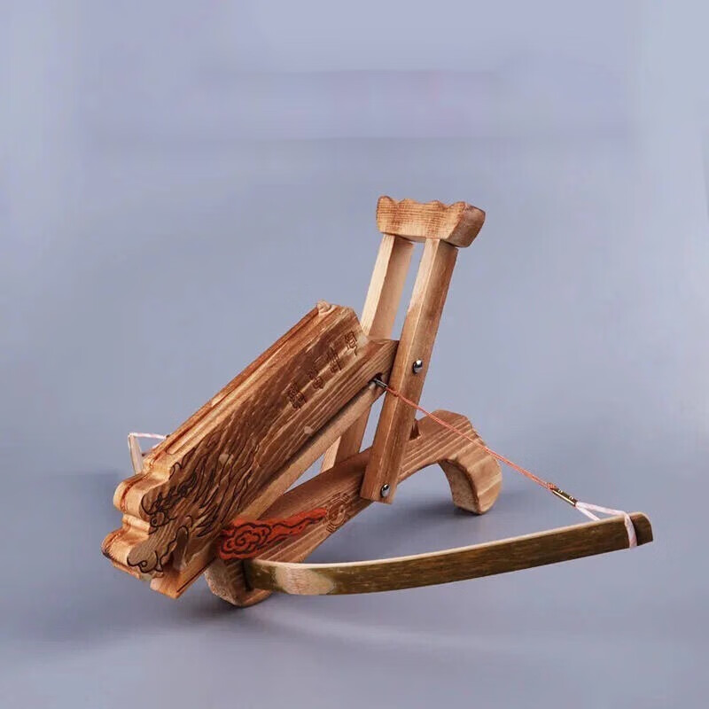 弓努猎弓箭儿童玩具个性仿真安全手工软胶木制射箭 【大号】诸葛连弩