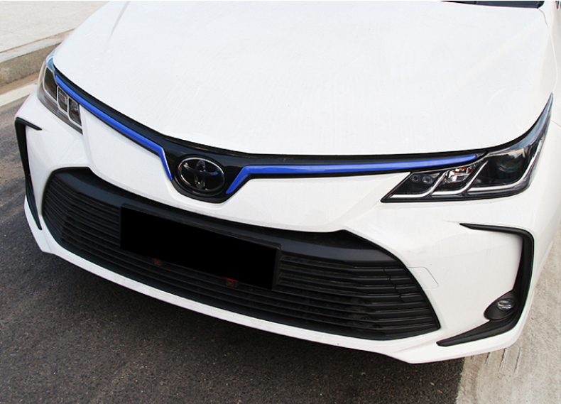 2021款卡罗拉中网 前脸改装配件适用于丰田19-21新装饰亮条21款外饰饰