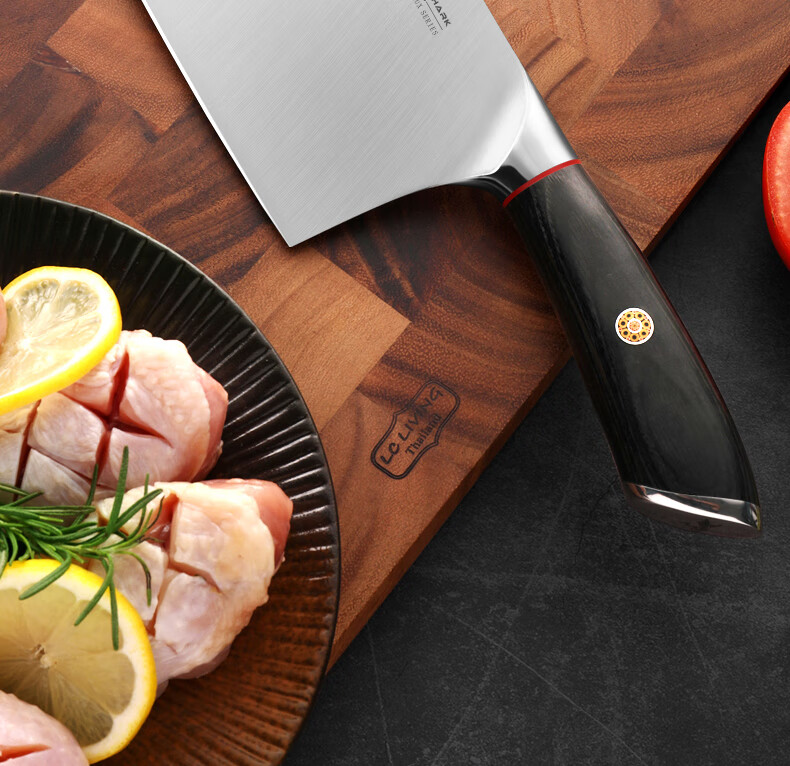 狂鲨madshark菜刀德国进口刀具切菜切肉片单刀家用厨房不锈钢刀子主