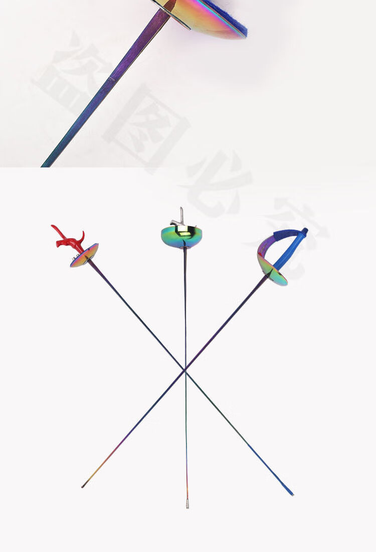 击剑器材防锈不锈钢电动花剑 重剑 佩剑整剑 击剑协会审定品牌 银色