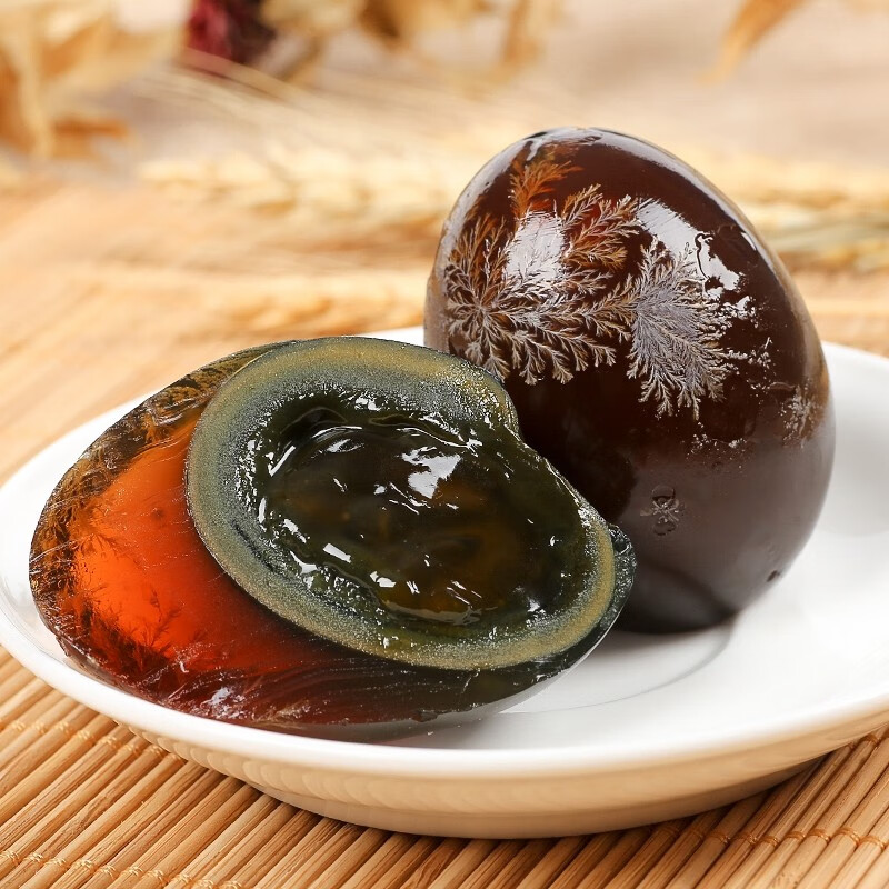 洞庭湖皮蛋松花蛋溏心砂芯变蛋20枚无铅工艺1kg
