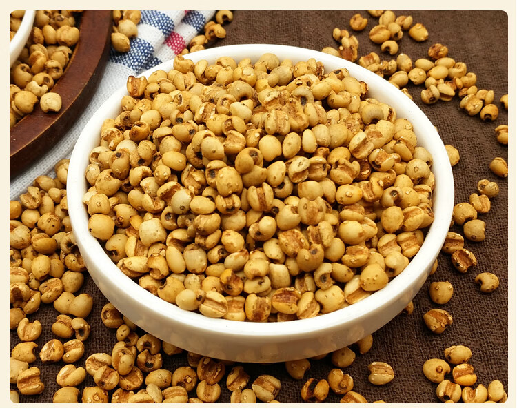 炒熟薏米仁500克新货同仁堂品质小薏苡仁薏仁茶贵州茶熟薏米【图片