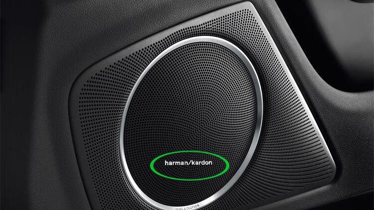 汽车音响贴标马克莱文森amg博士bo阿尔派喇叭音箱贴标改装标志贴燕飞