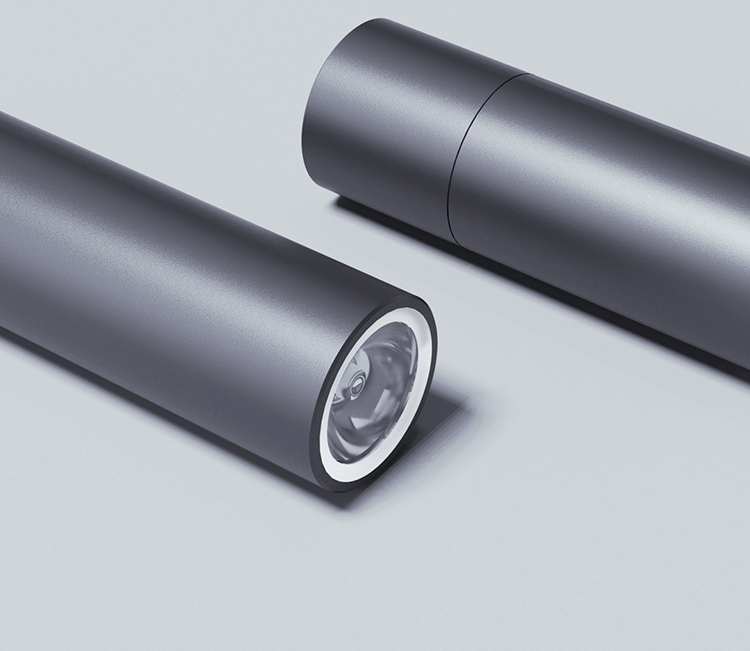 小米迷你手电筒强光随身远射家用超亮小型led潮牌远 墨黛蓝【图片