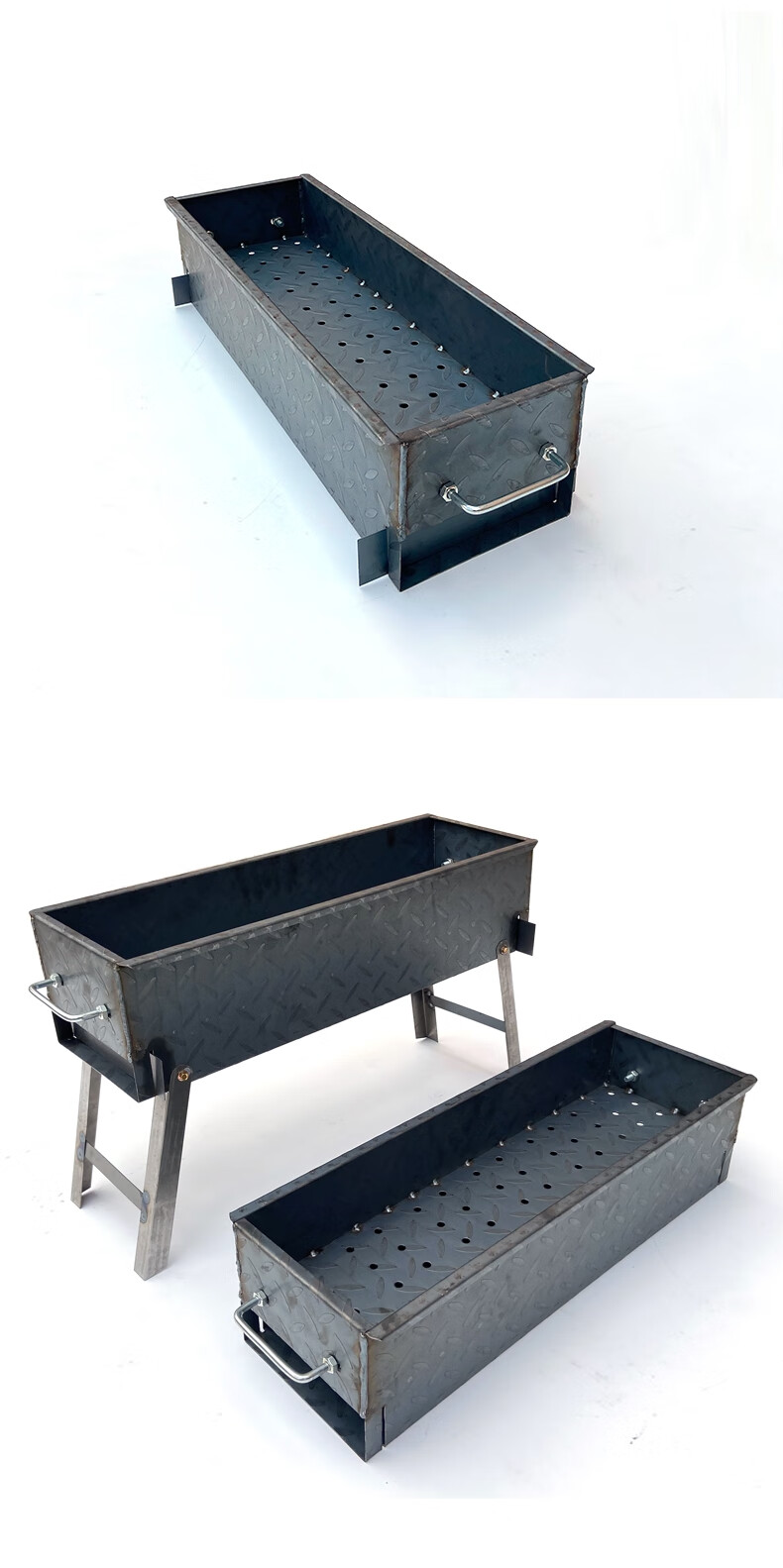 老式家用加厚加长商用户外木炭烧烤炉子木碳烤羊肉串炉子烧烤箱烧烤架