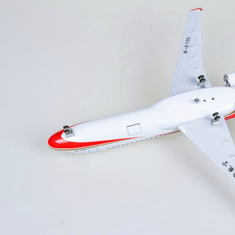 中国商飞arj21客机模型合金仿真飞机模型精品收藏民航c919摆件 47cm