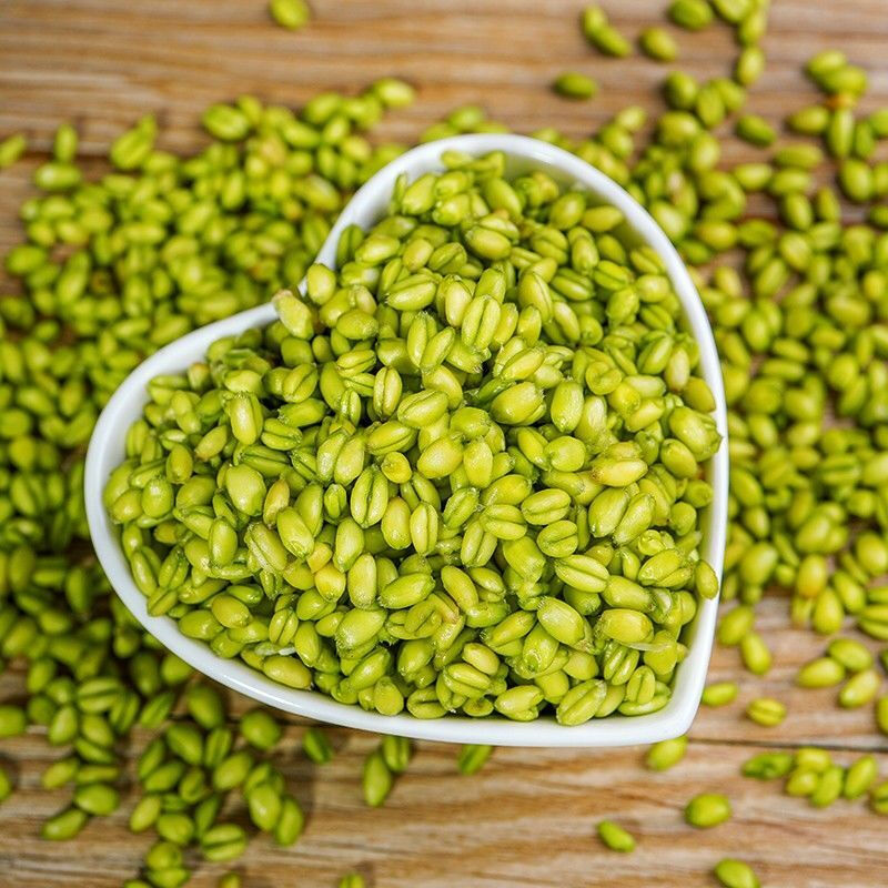 2022年新鲜小麦青麦仁新鲜嫩小麦粒胚芽煮粥杂粮米麦穗嫩麦子农家 1斤