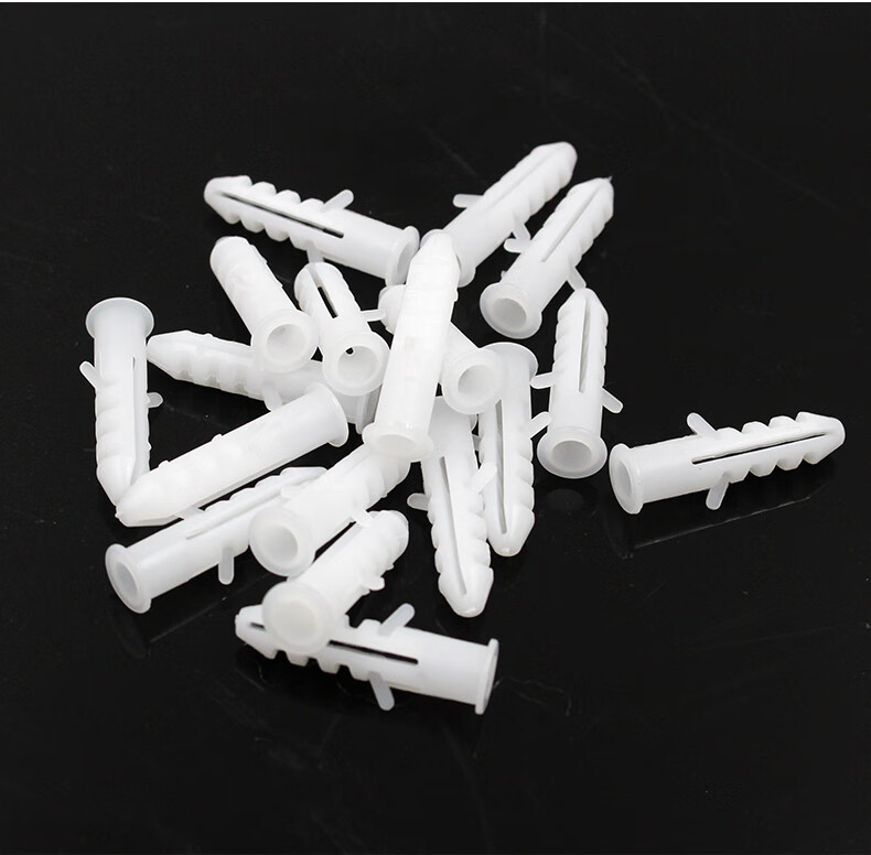 塑料膨胀管6mm自攻胶塞膨胀螺丝胶粒螺栓胀塞膨胀管8mm 10mm 12mm