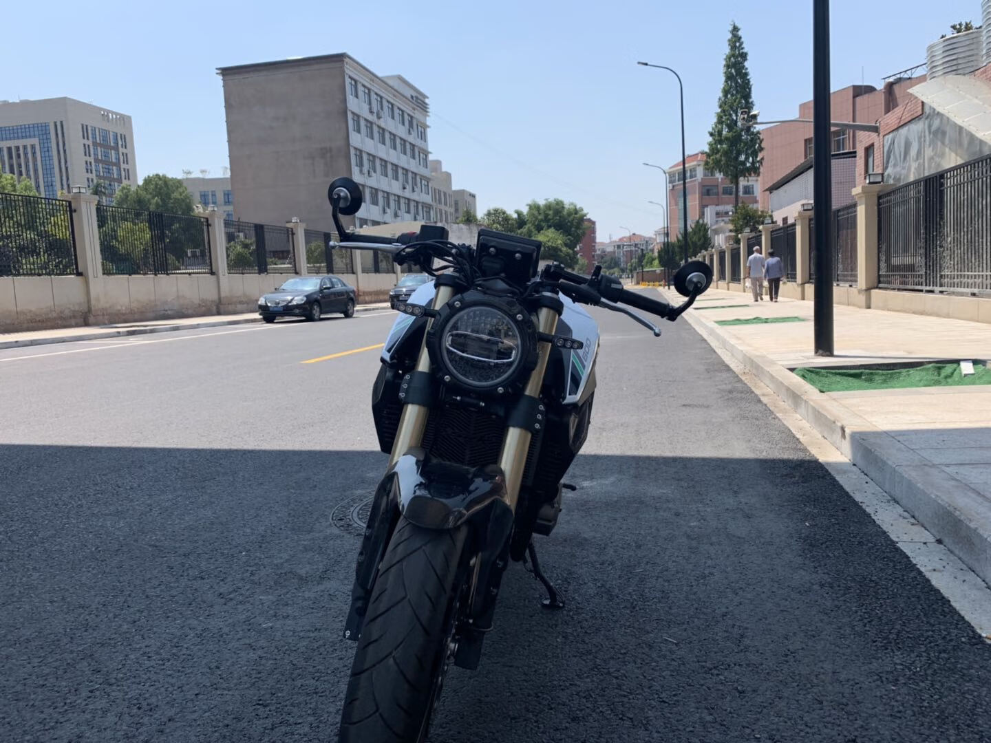 20-21年新款改装适用贝纳利黄龙600钱江追600改装复古套件分离手把