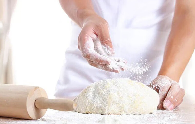 不锈钢刻度刮面铲切面刀面粉面团切刀面包烘培蛋糕刮板红色面切5538