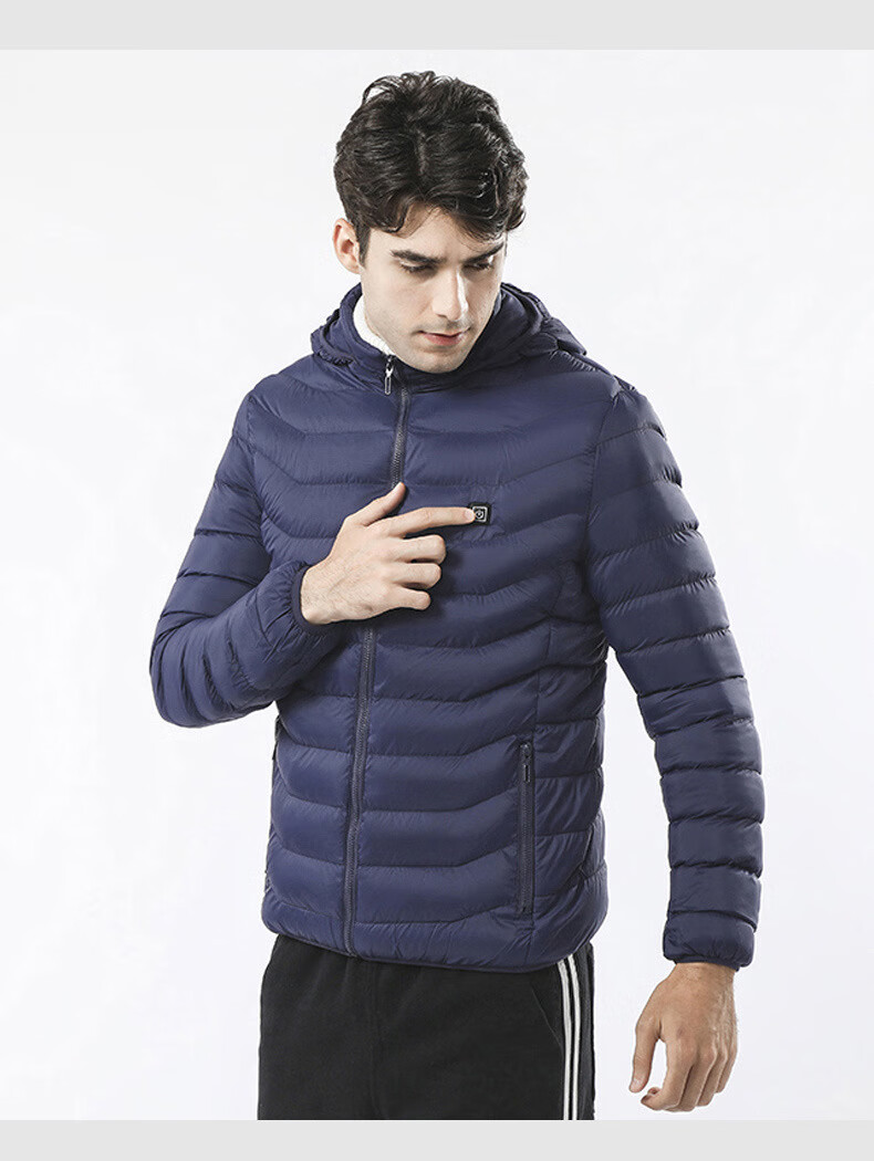 范戈堡2021秋冬新款智能电热衣服充电加热电暖棉衣usb全身发热棉服