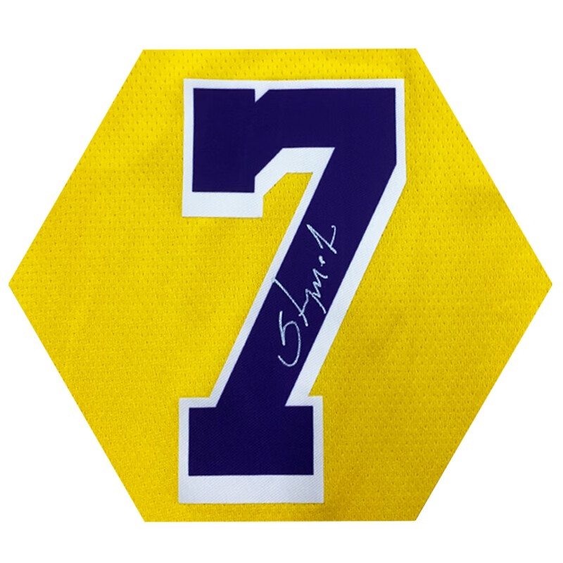 甜瓜卡梅隆安东尼签名球衣nba湖人75周年篮球服相框裱框带证书不易