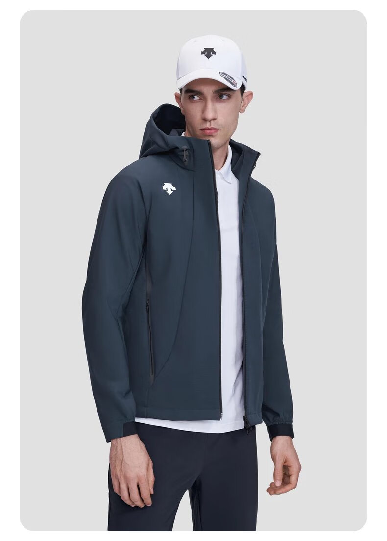 迪桑特(descente)加绒保暖运动休闲男子梭织运动外套夹克秋冬旗舰男装