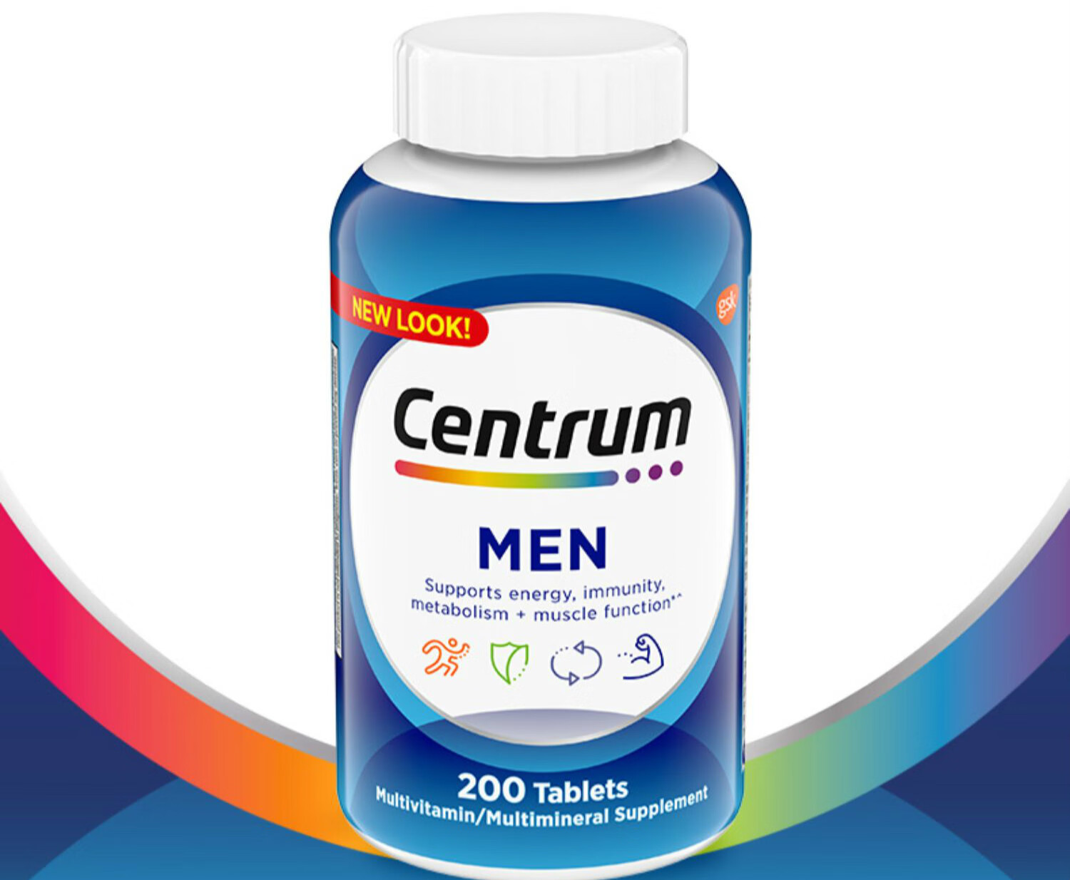 centrum海外进口男士复合维生素多种营养矿物质多维素片