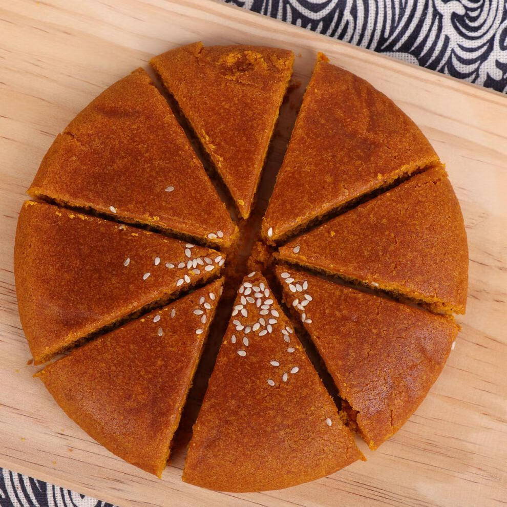 上海可发云南大荞饼荞三香陆良特产大饼红饼月饼多口味美食点心糕点