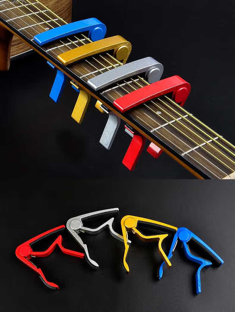 木吉他变调夹新款铝合金变调夹古典吉他变调夹 红