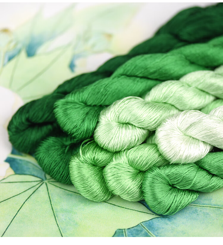 绣匠71号缠花桑蚕丝线大支绣线苏绣缠花绒花手工绣花线刺绣线用线中