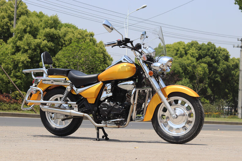 复古太子摩托车跑车风暴太子摩托车叛逆者200cc国四电喷可上牌骑士车