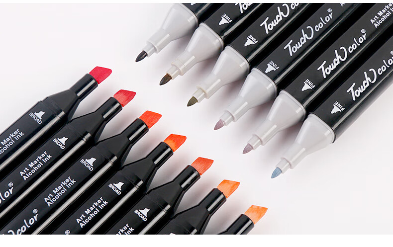 touchcolor正品肤色马克笔套装进口笔头学生动漫手绘设计专用绘画笔