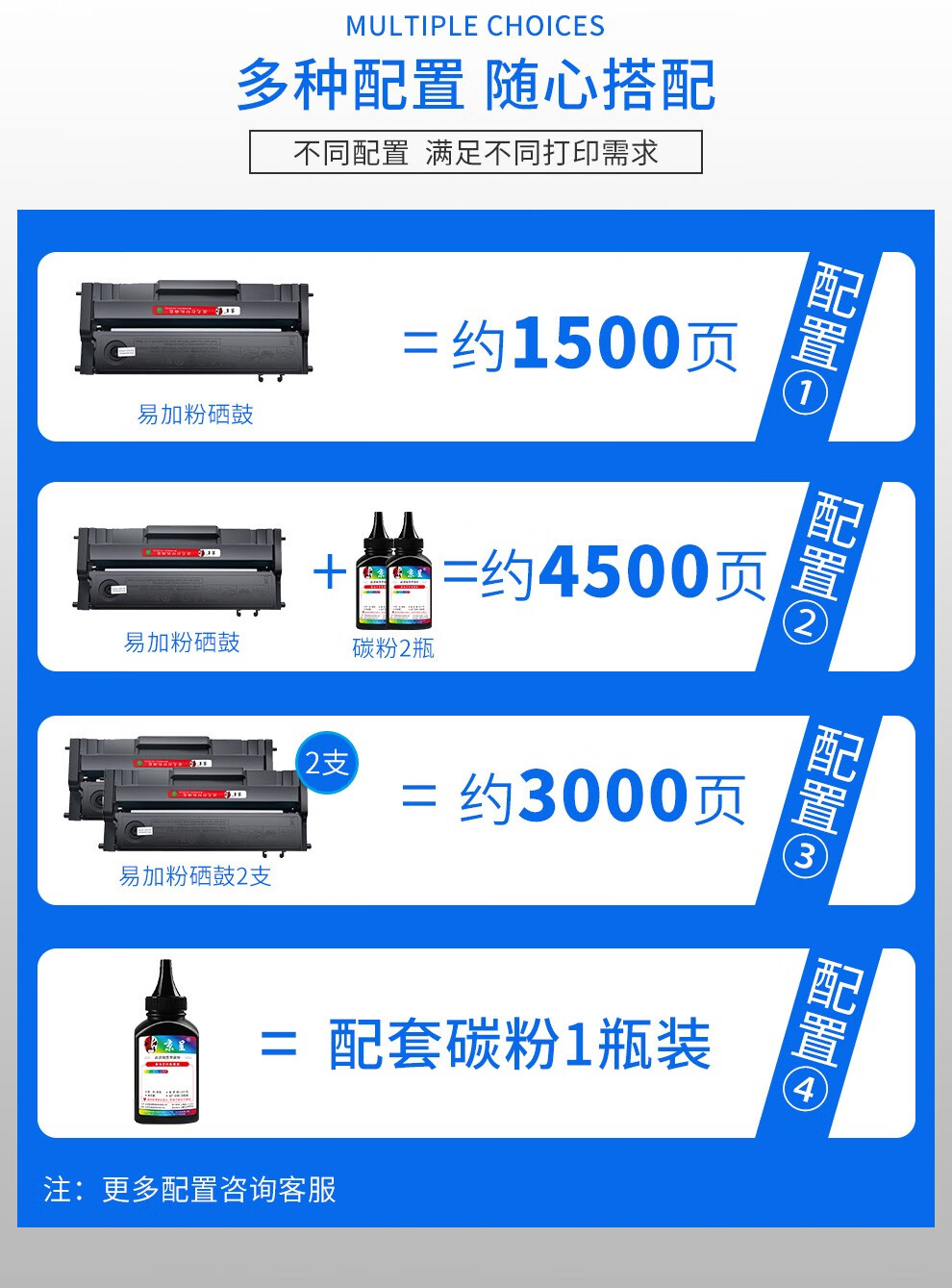 京呈适用联想小新lj2208硒鼓m7208打印机7218联想m7208wm7218w墨盒ld