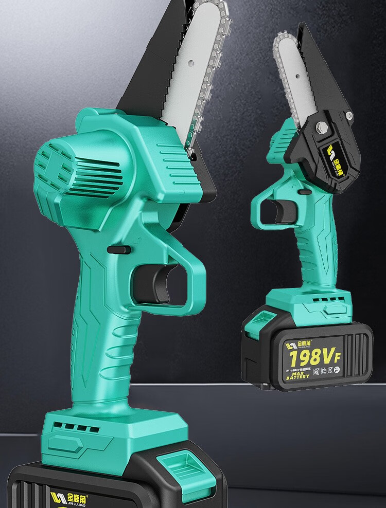 充电式锂电池电锯家用小型手持迷你手提电动电链锯单手伐木锯户外