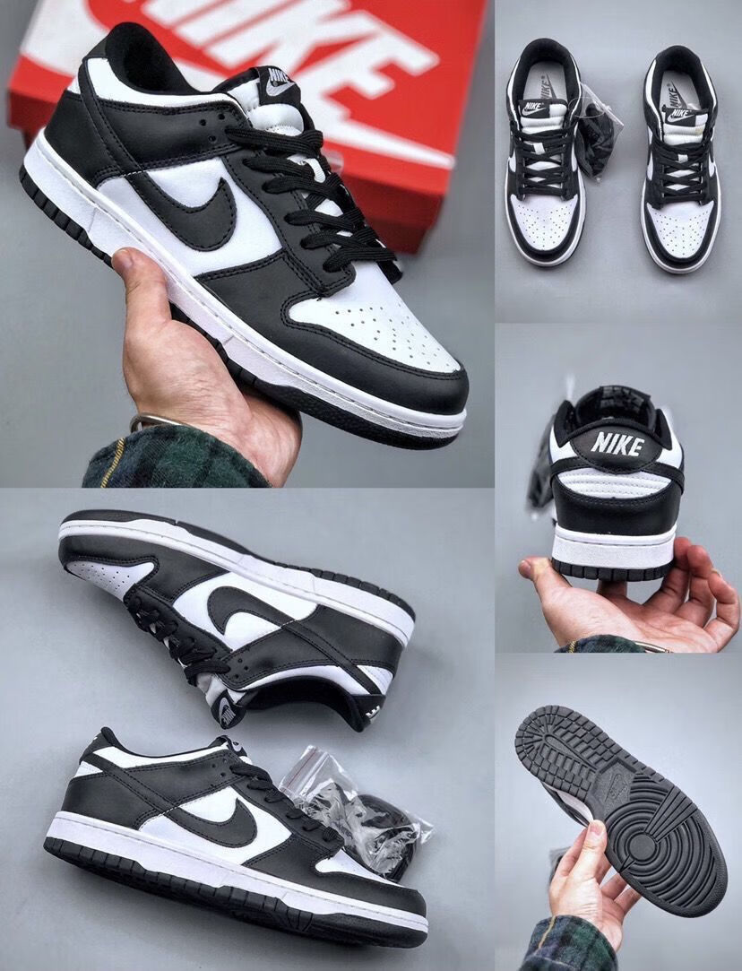 莆田纯原dunk低帮板鞋黑白熊猫运动休闲男鞋鞋时尚百搭鞋 蒂芙尼蓝