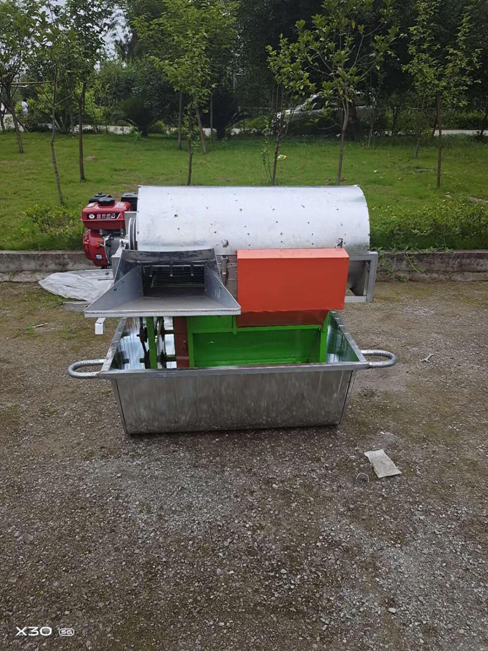 全喂入自动装袋打谷机水稻小型汽油柴油打麦机家用谷子脱粒机稻谷全喂