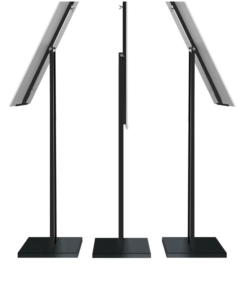 爱展示(aizs)奶茶门店双面kt板展架伸缩海报架立式落地式门口pop活动