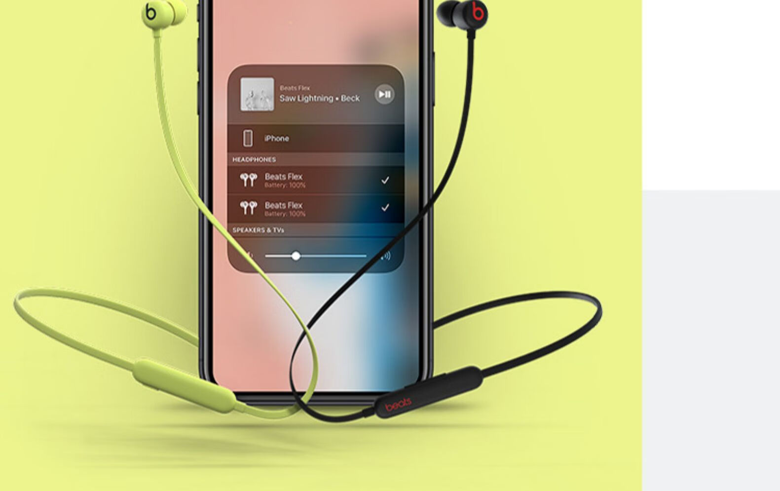 beatsbeats flex有线蓝牙耳机iphone无线蓝牙魔音颈挂脖式运动耳麦