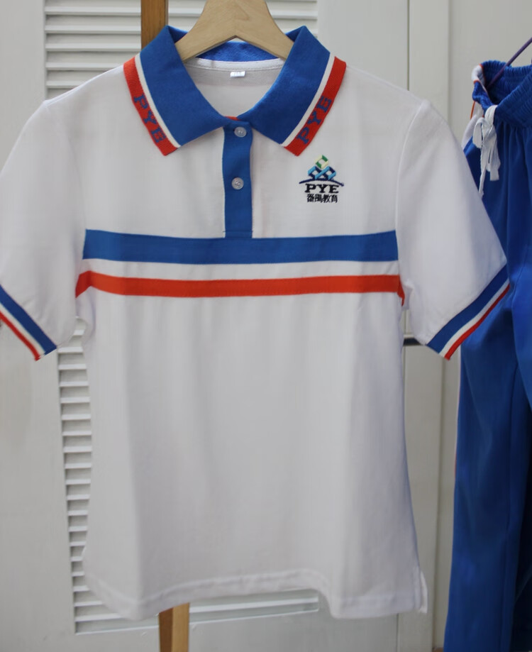 玺柠新款番禺区初中校服公立教育统一短袖短裤t恤中学生男生短袖155cm