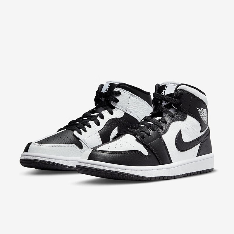 nike耐克女鞋airjordan1aj1gs黑白熊貓櫻花粉運動休閒時尚籃球鞋