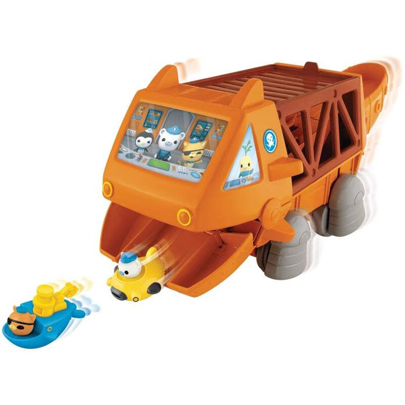 玩具娃娃鱼艇三合一航母套装呱唧洗澡救援32 迷你舰艇gup-a 包装瑕疵