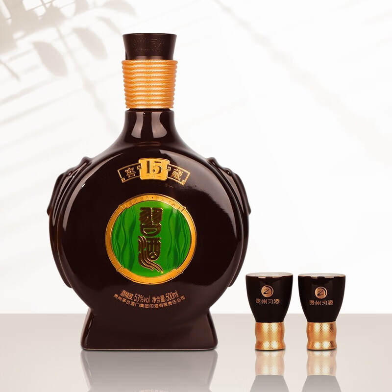 茅台集团 贵州习酒窖藏十五年(15)53度酱香型高端白酒 年份酒 500ml单