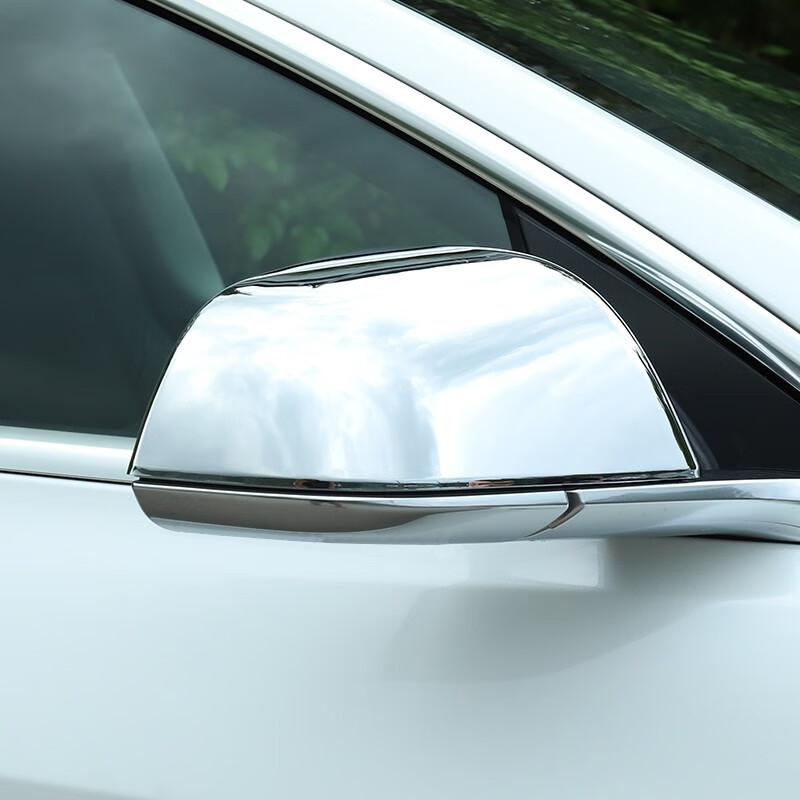 启驰tesla特斯拉model3碳纤后视镜罩倒车镜盖镜壳 改装配件装饰 model