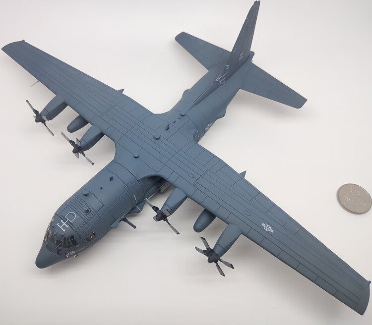 1144洛克希德ac130空中炮艇ac130u飞机模型合金摆件飞机
