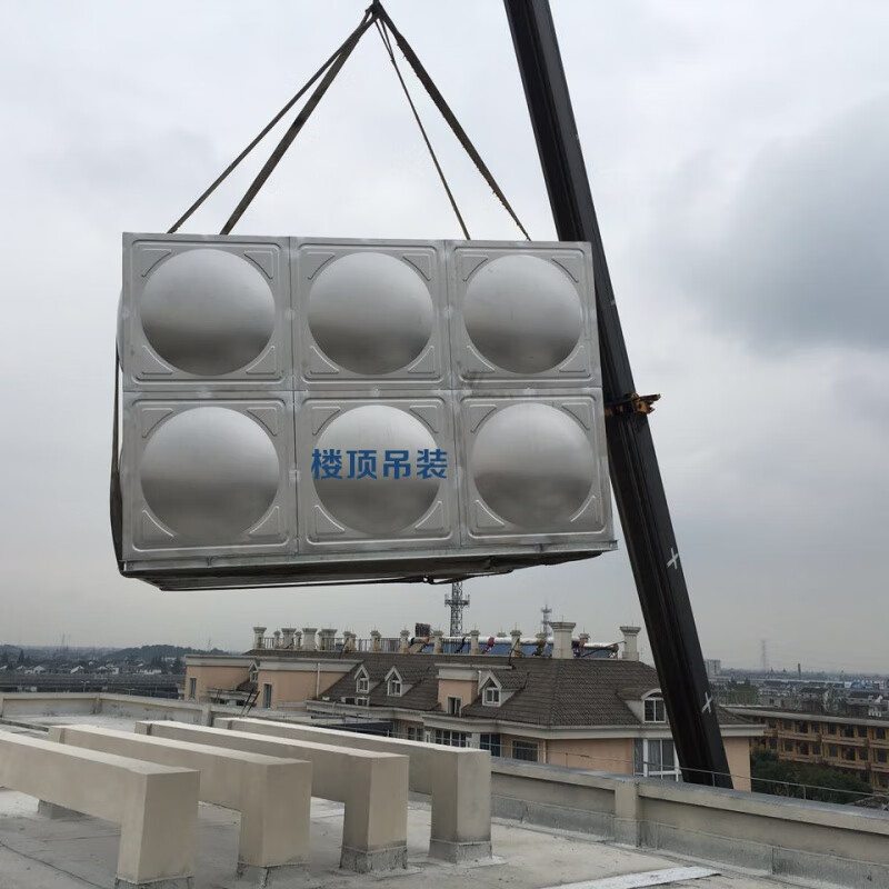 304不锈钢水箱方形水塔消生活水箱保温储水集热工程1t5吨方形保温水箱