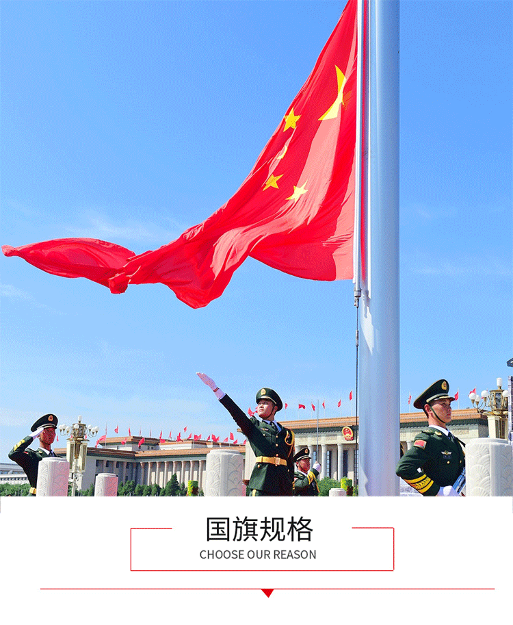 德仕通 中国五星红旗党旗12345号国旗 纳米防水户外手摇旗8号 幼儿园