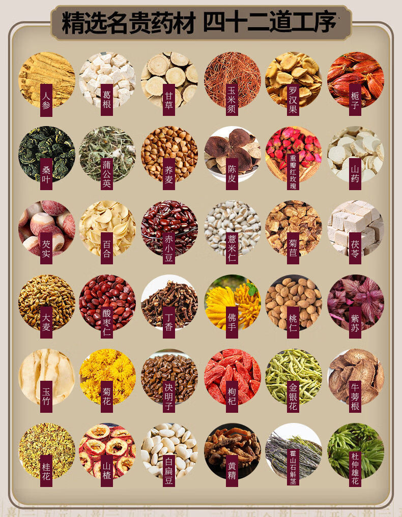 菊花决明子口干口苦口臭熬夜肝火旺蓟 【36味升级版甘舒宝】100片/瓶