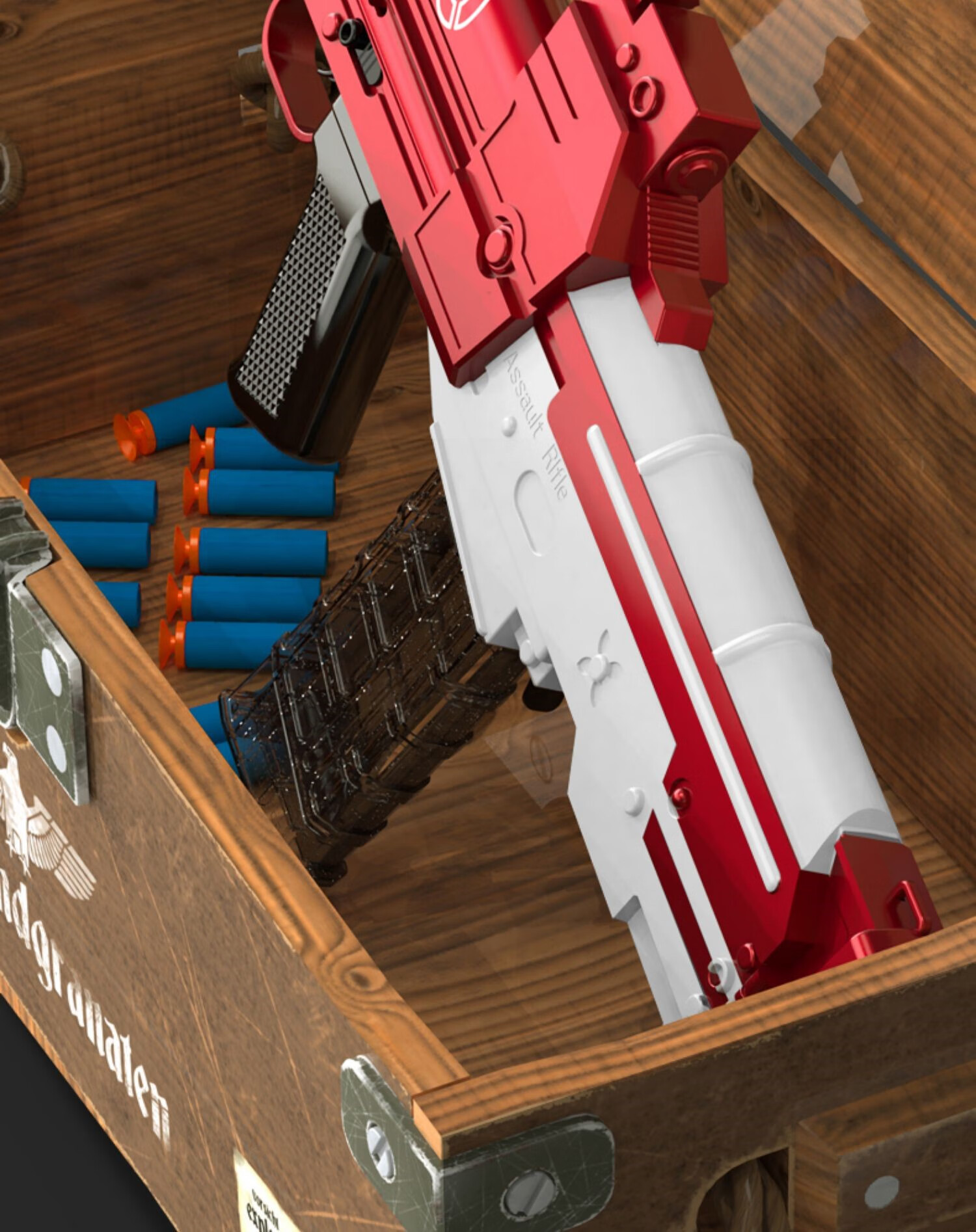 一体突击连发皮肤枪买416突击步抢抛壳软弹枪儿童玩具抢电动大菠萝枪