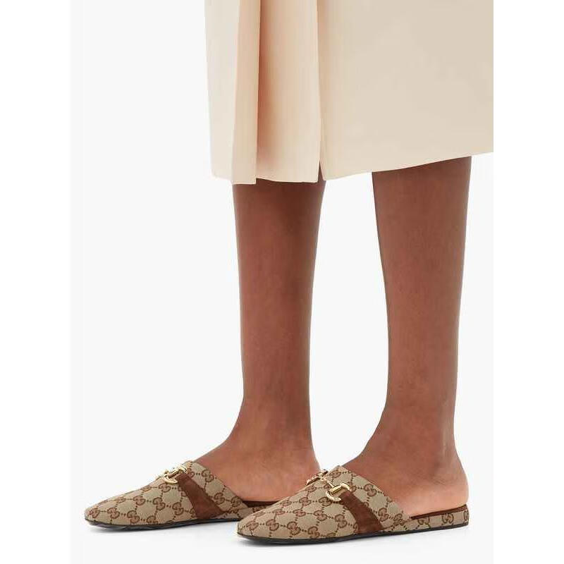 古驰gucci 人字拖女士奢侈品pericle gg马衔扣穆勒鞋 9773 it-37.