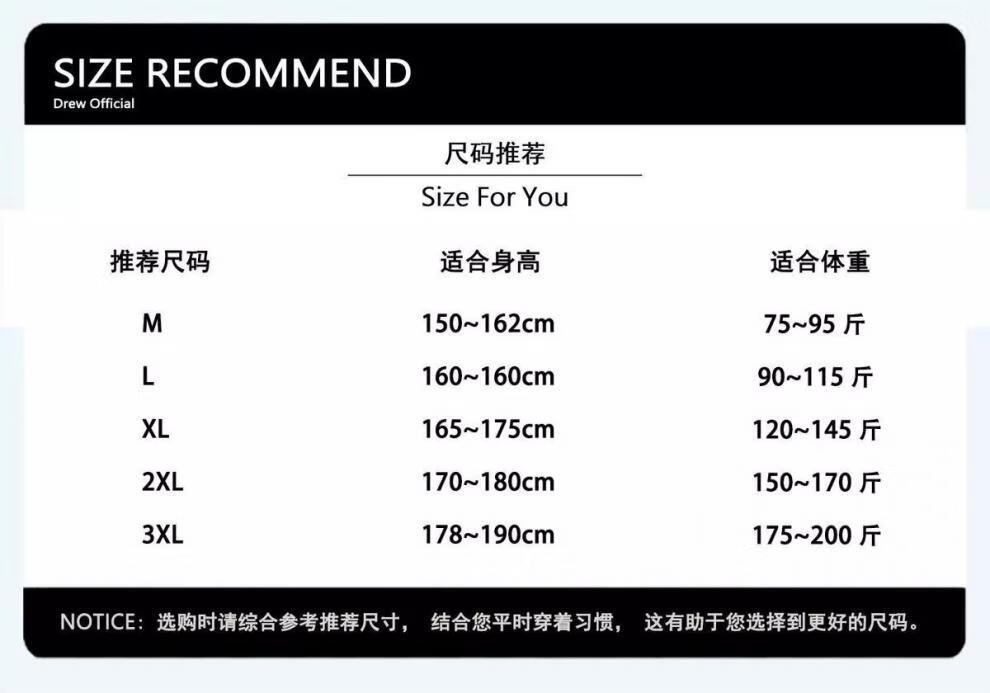 drew house笑脸短袖欧美高街美式宽松女春夏季纯棉情侣半袖t恤男 dre