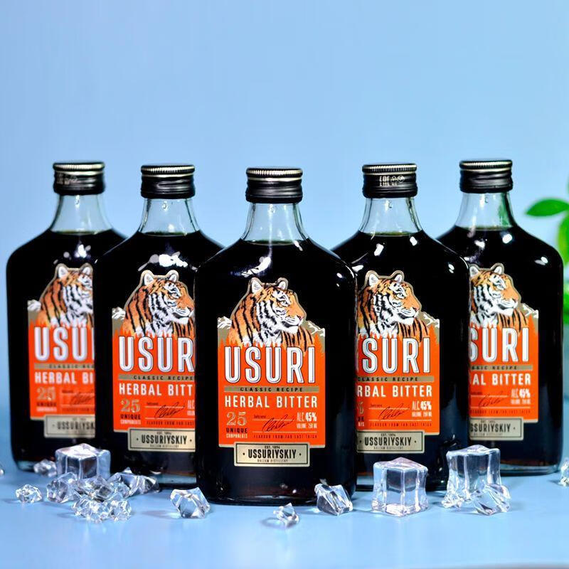 俄罗斯 原装 usuri虎头牌 强酊酒 25种植物 香酊酒调配伏特加【图片