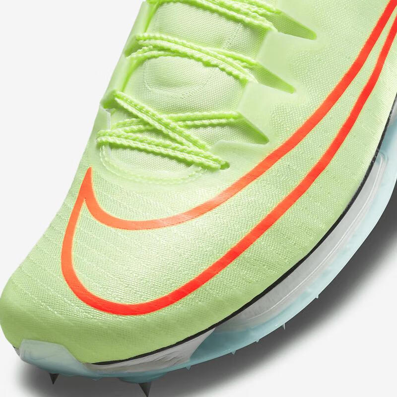 nike耐克男士跑步鞋 air zoom maxfly 轻盈缓震气垫钉鞋 barely volt