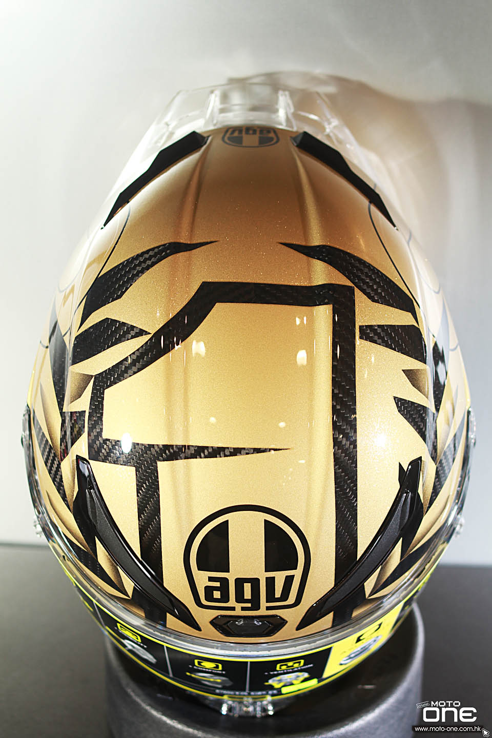 车迷辰 意大利产 pista gp rr 新款 罗西选手赛道 碳纤维头盔 pista