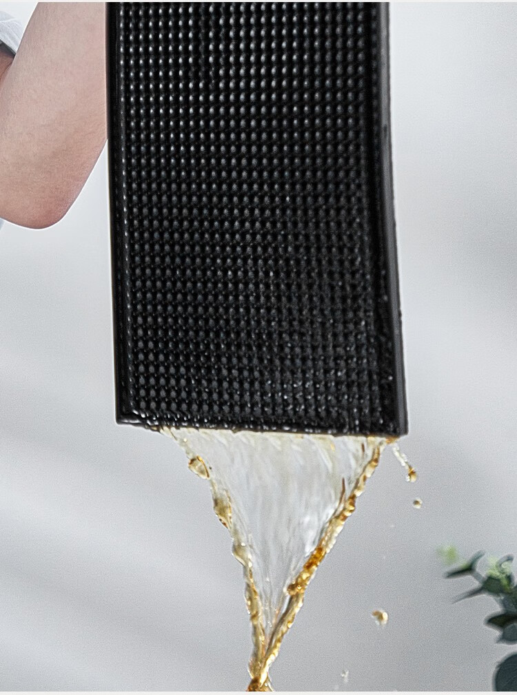 bincoo吧台垫 防滑沥水垫子 咖啡酒吧杯垫pvc橡胶隔热酒杯垫 长条沥水