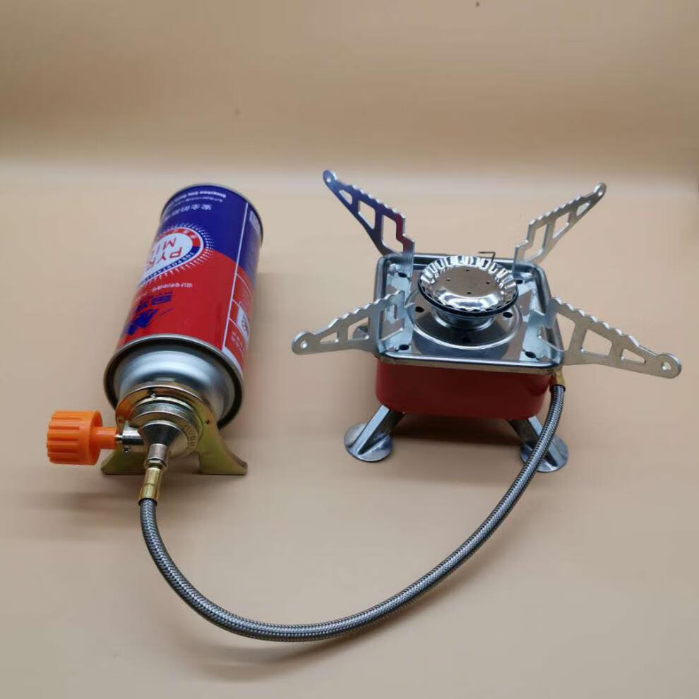 at七星炉at七星炉户外便携式卡式小方炉 可折叠卡式野营小方炉 卡式