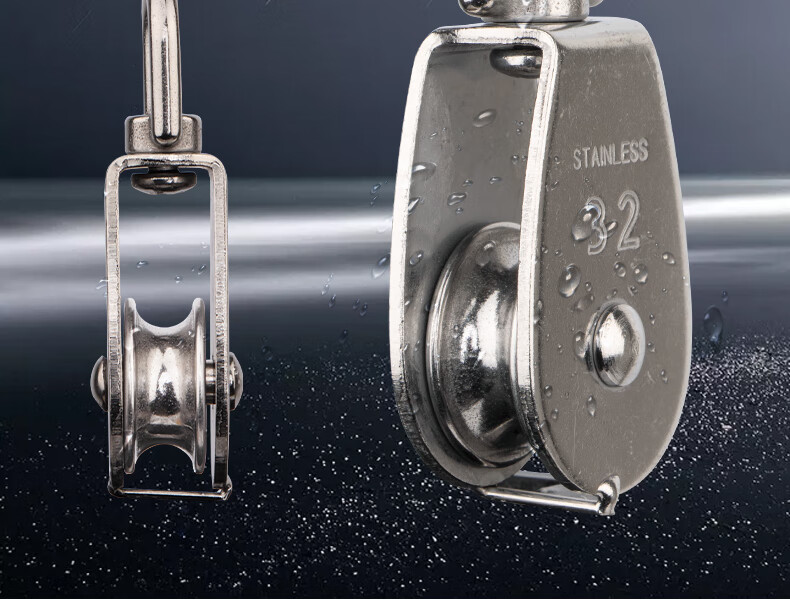 手动滑轮升降器索道运输设备滑索吊具吊物省力单滑轮单滑轮m15