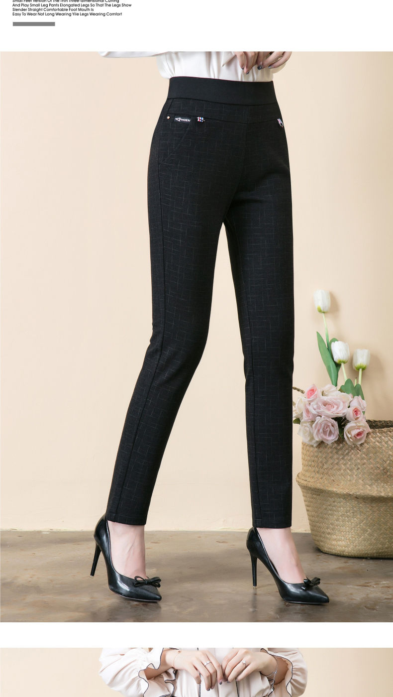 女装 打底裤 恒源祥 恒源祥【特价清仓】中年妇女打底裤40秋冬高腰