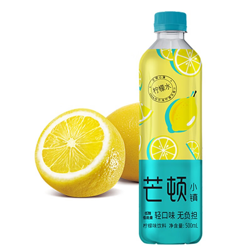 今麦郎芒顿小镇黄梨味青苹果蜜桃柠檬水西瓜水青梅水500ml6瓶解渴饮料